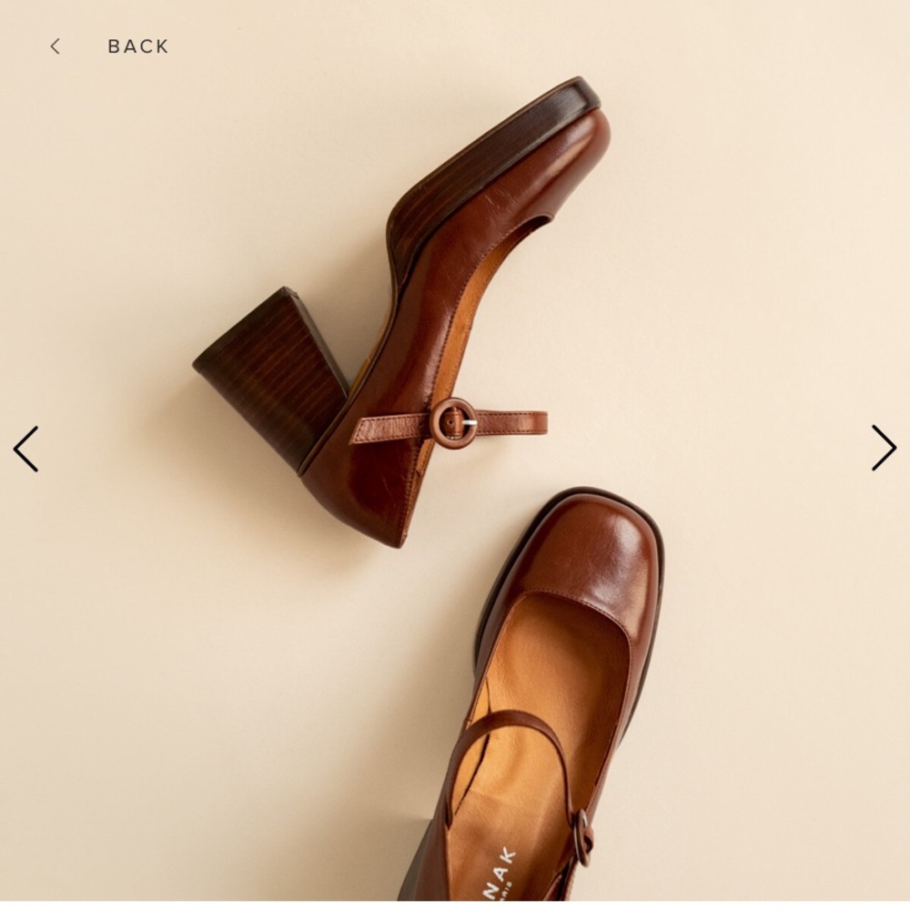 Jonak Heeled Mary Janes with a Platform